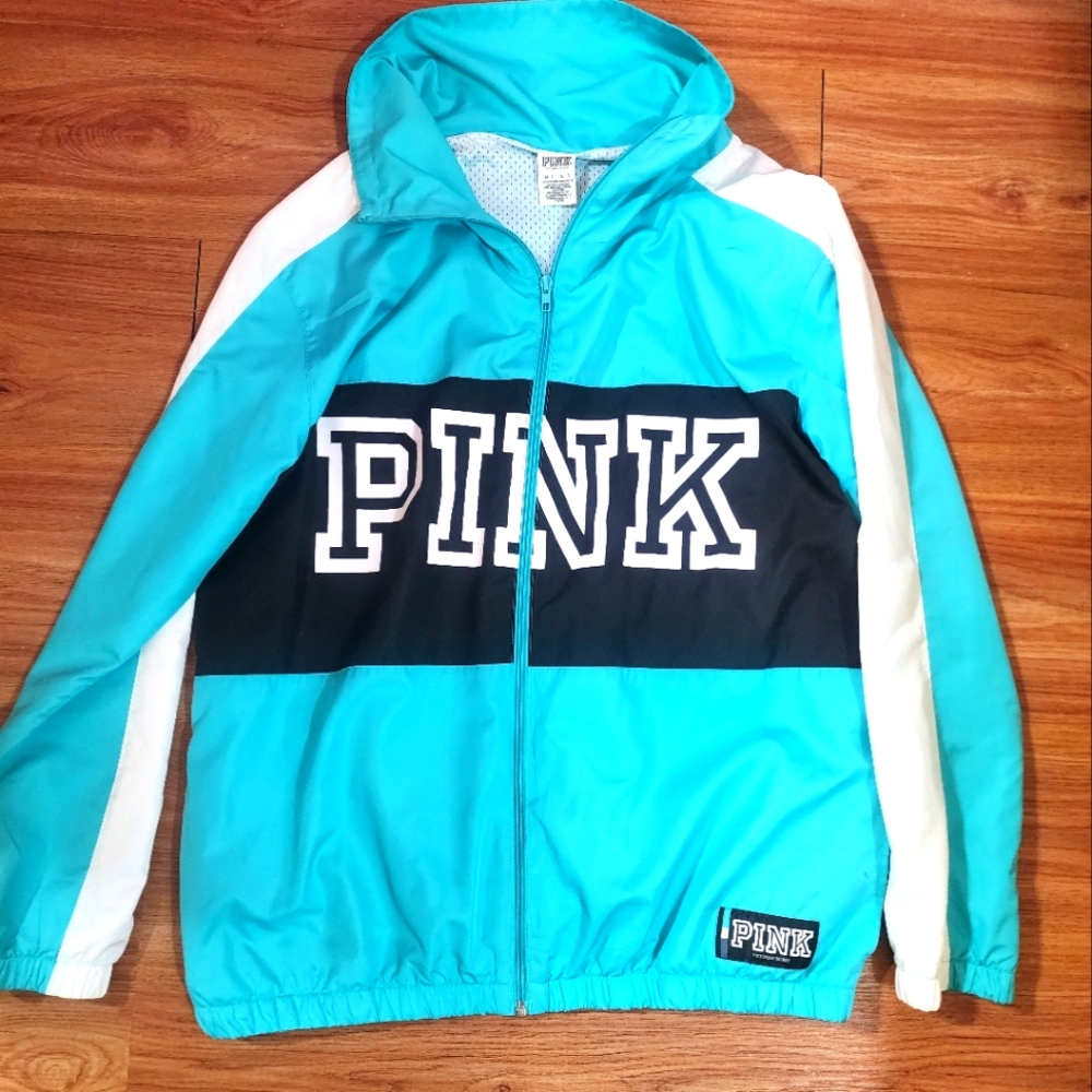 PINK Victoria's Secret Color-Blocked Hoodie